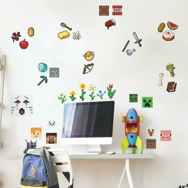 Minecraft Peel And Stick Wall Decals