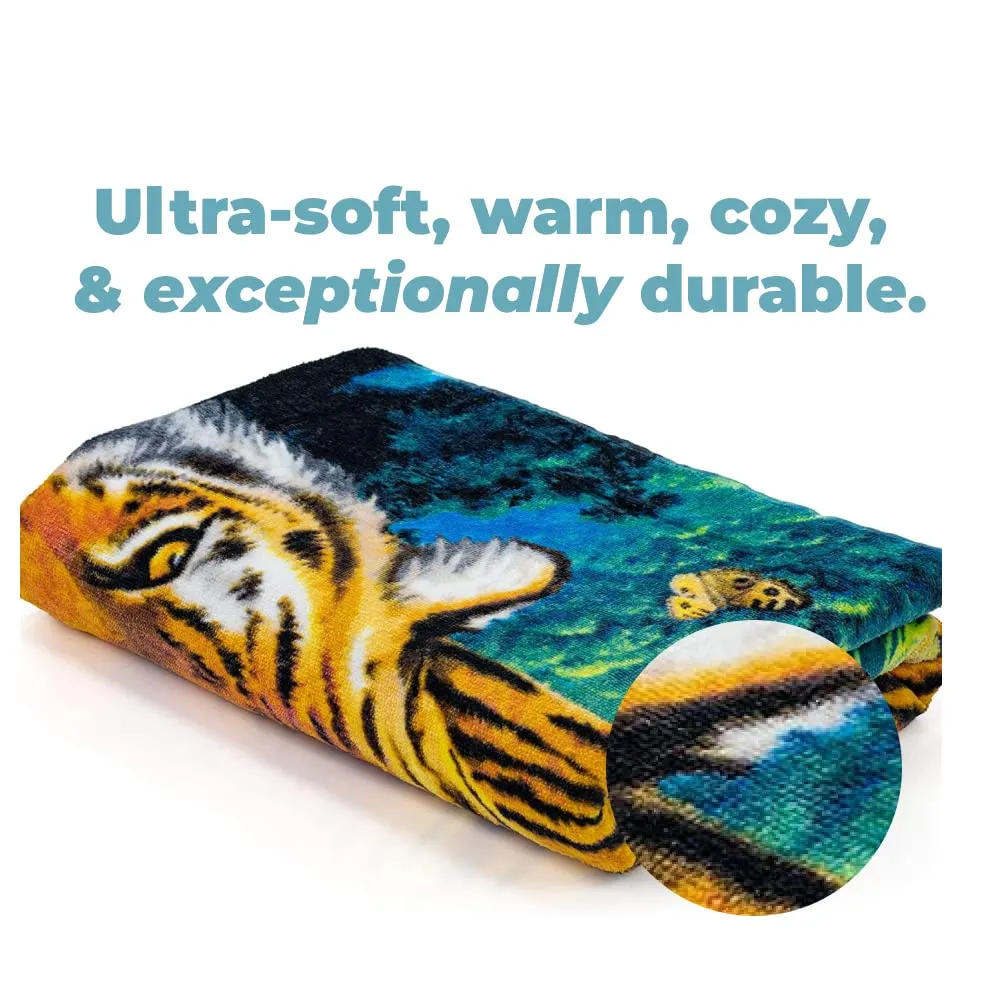 Moonlight Tiger Super Soft Plush Cotton Beach Bath Pool