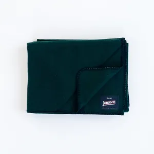 Norris Wool Throw - Spruce Green