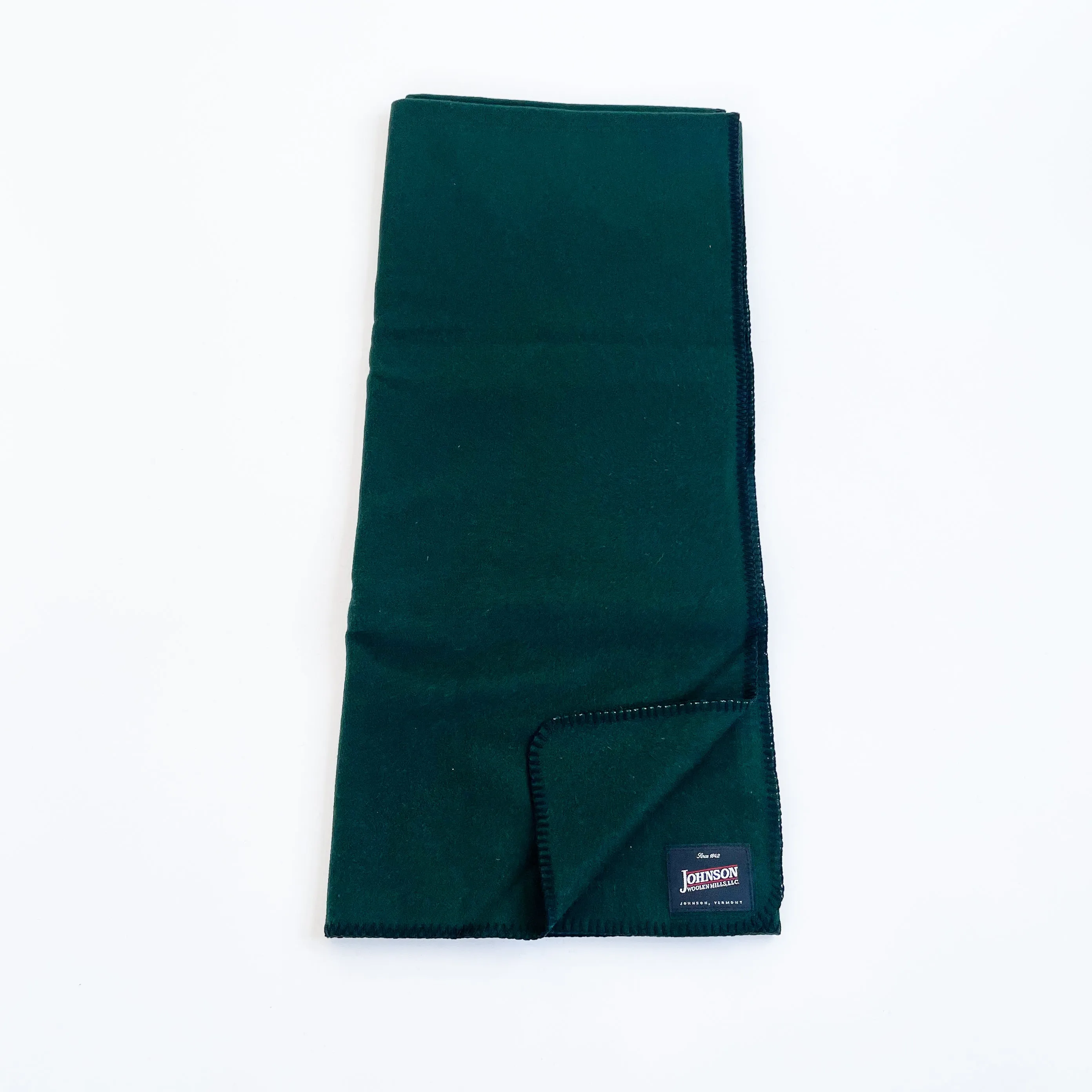 Norris Wool Throw - Spruce Green