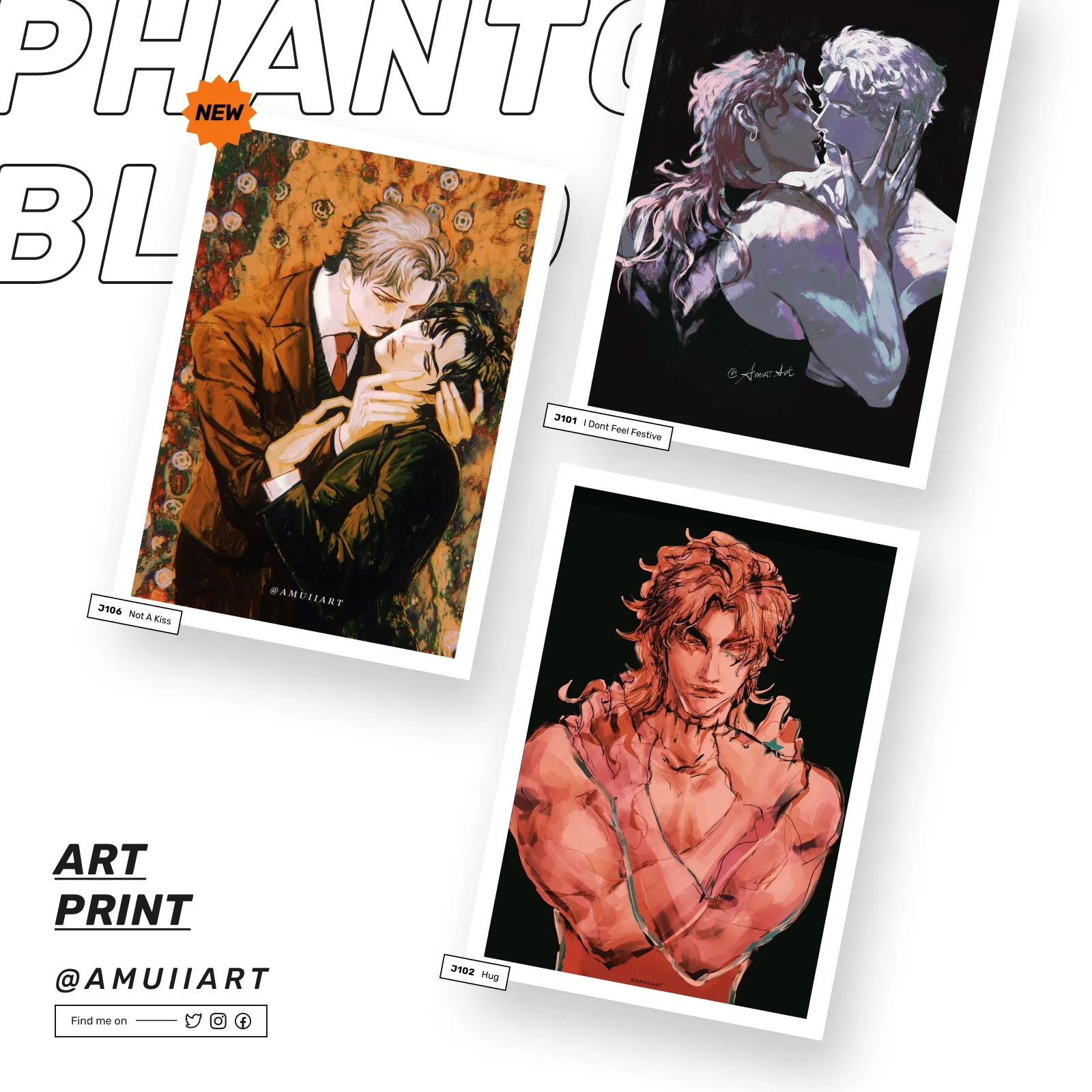 Part 1. Phantom Blood / JJBA Art print