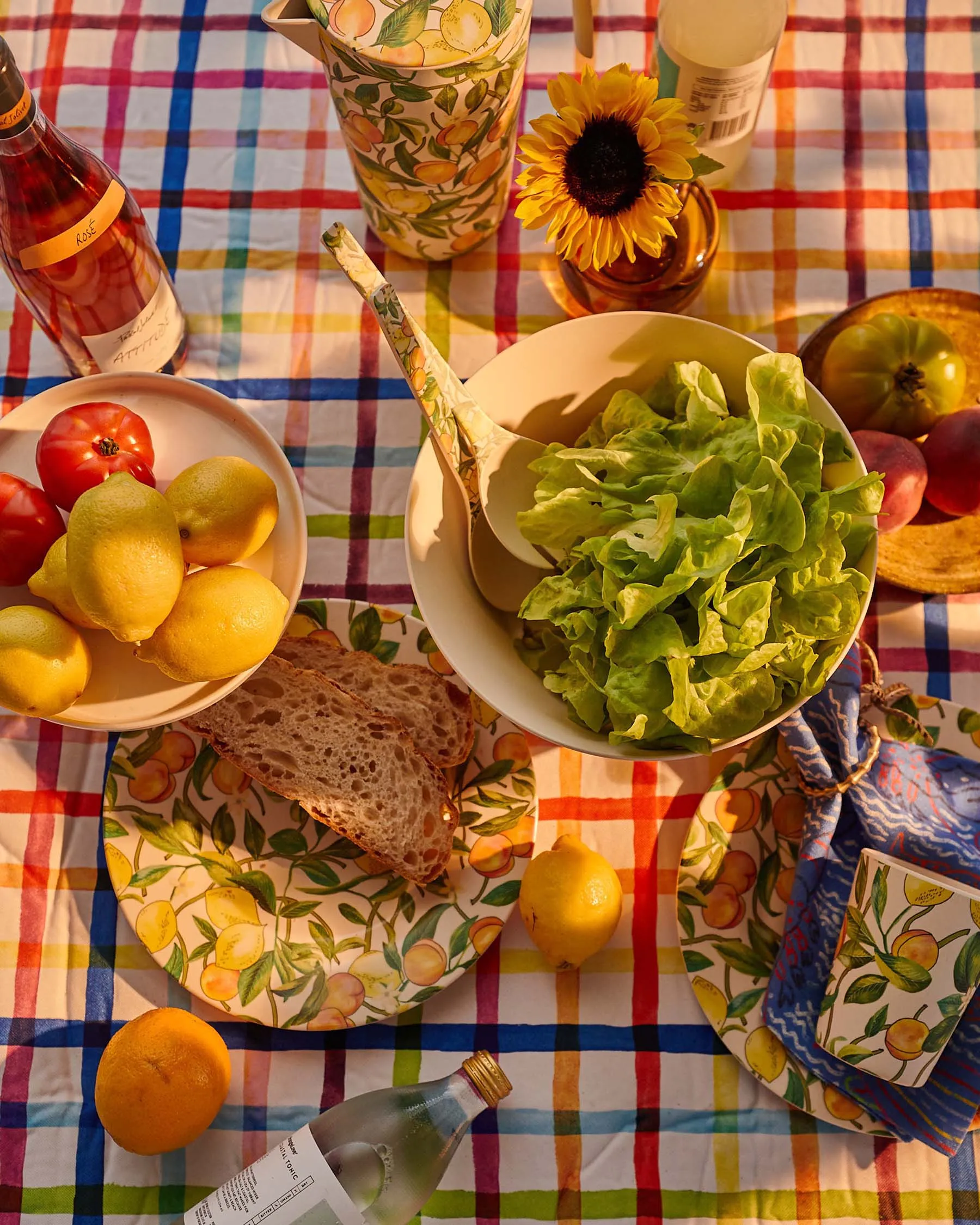 Picnic Check Picnic Mat