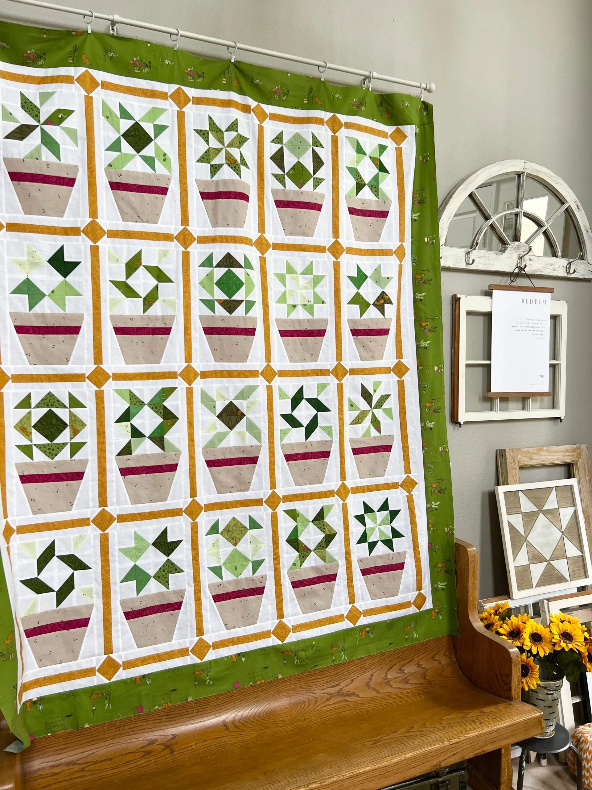 Plant Life Quilt Pattern