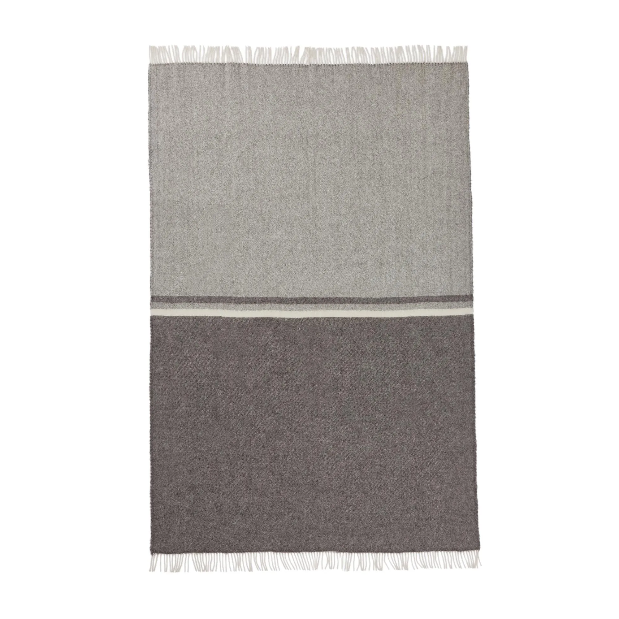 Salakas Wool Blanket [Brown/Grey]