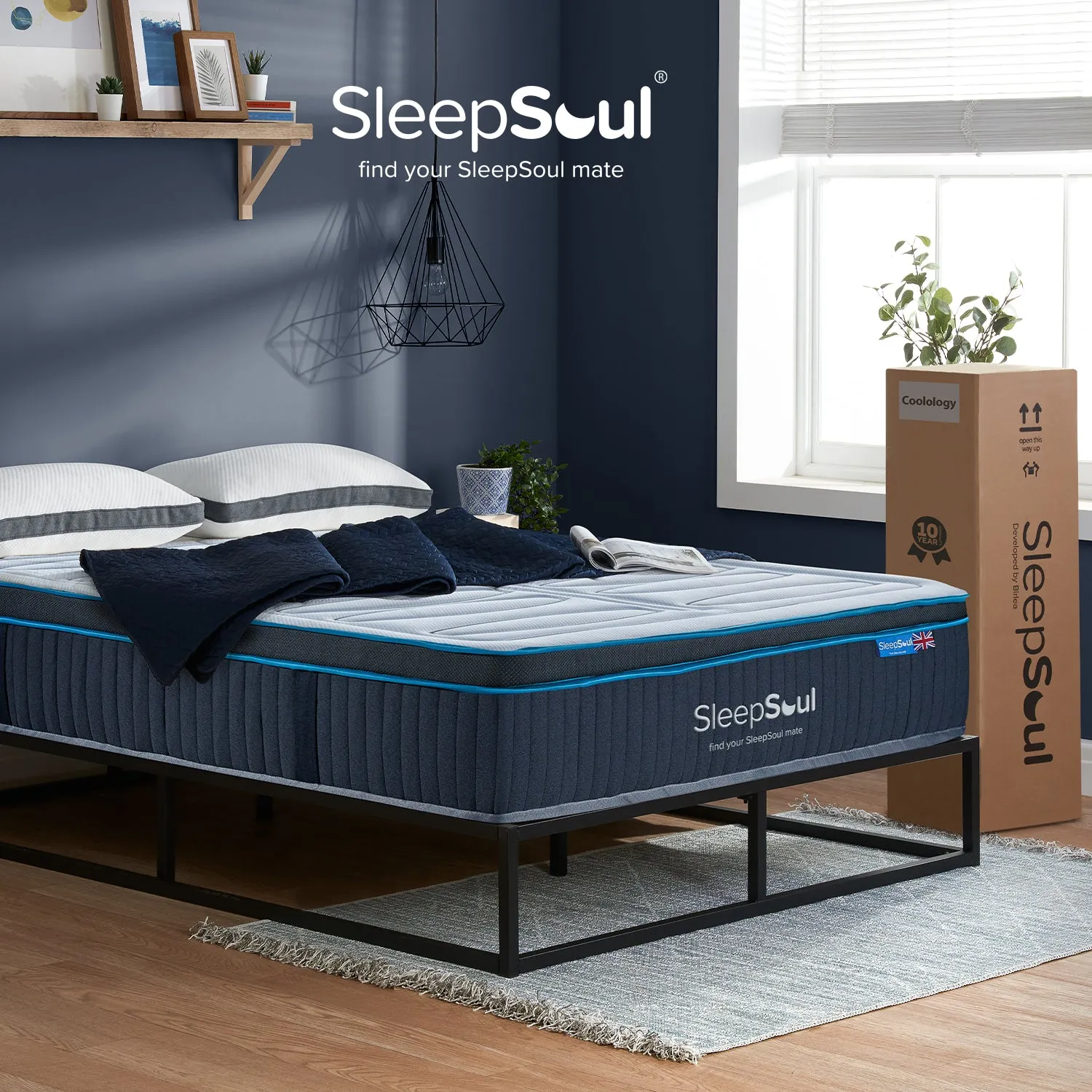 SleepSoul Coolology 1200 Pocket Cool Gel Mattress 180X200