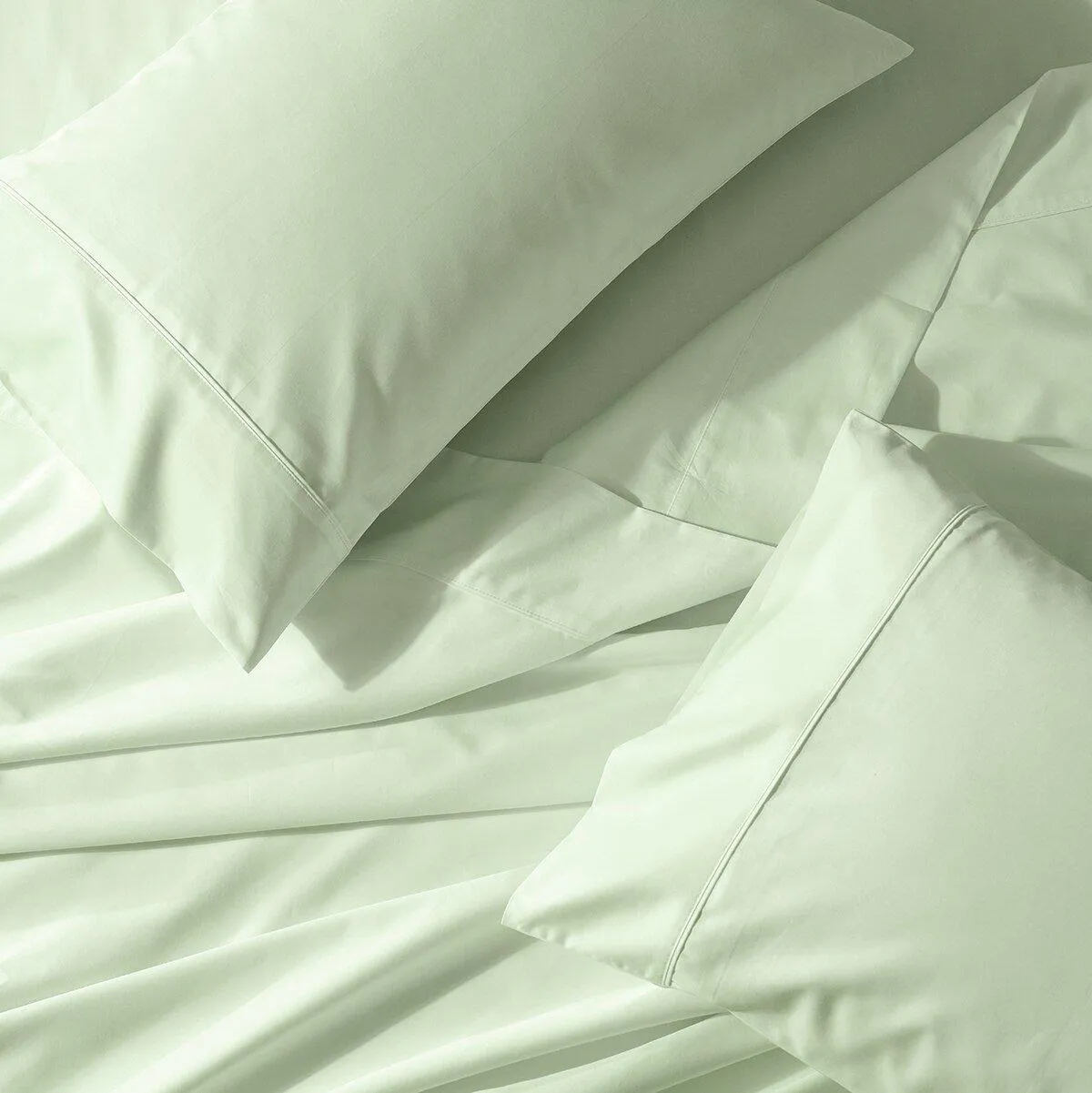 Split Top California King ( Flex Top Cal-King ) Percale Sheet Set