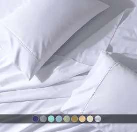 Split Top California King ( Flex Top Cal-King ) Percale Sheet Set