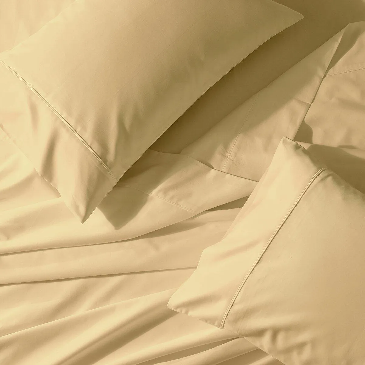 Split Top California King ( Flex Top Cal-King ) Percale Sheet Set