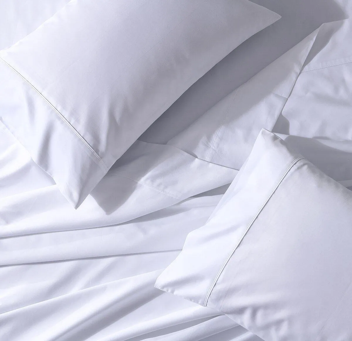 Split Top California King ( Flex Top Cal-King ) Percale Sheet Set