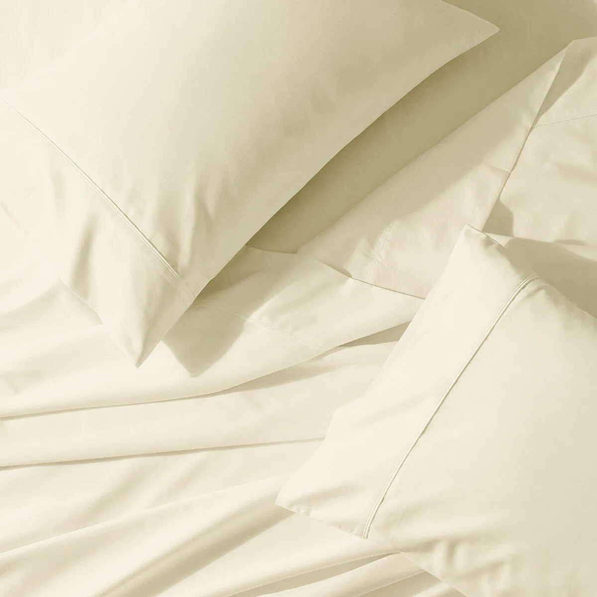 Split Top California King ( Flex Top Cal-King ) Percale Sheet Set