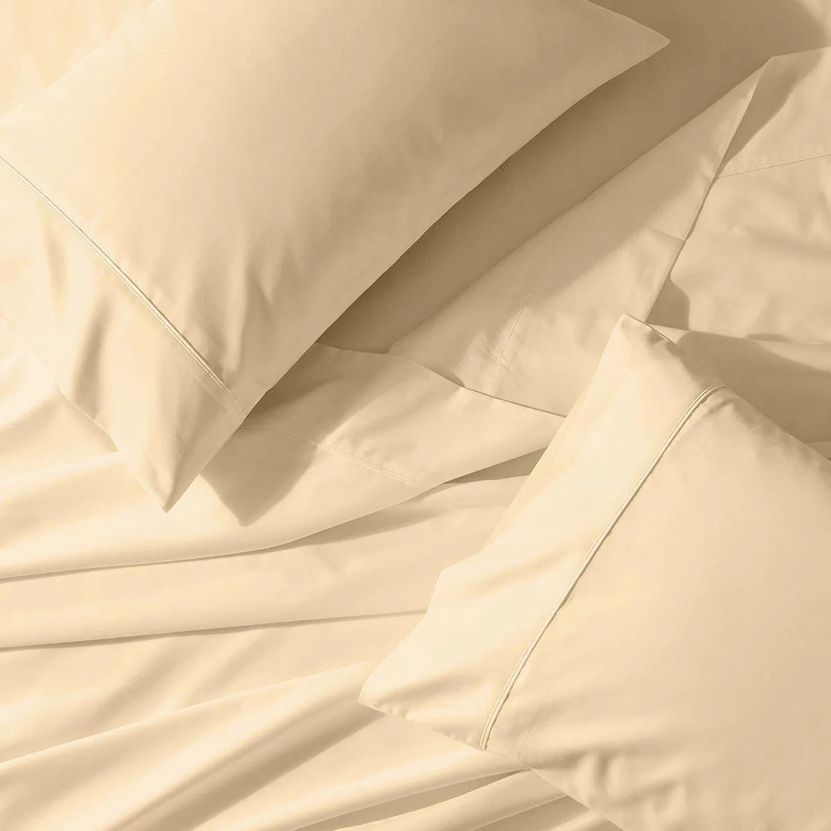 Split Top California King ( Flex Top Cal-King ) Percale Sheet Set