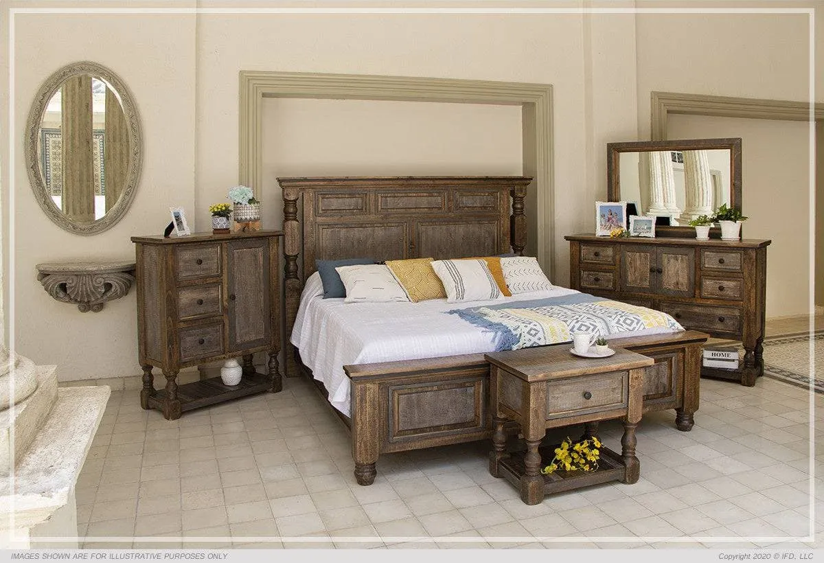 STONE BROWN BEDROOM SET