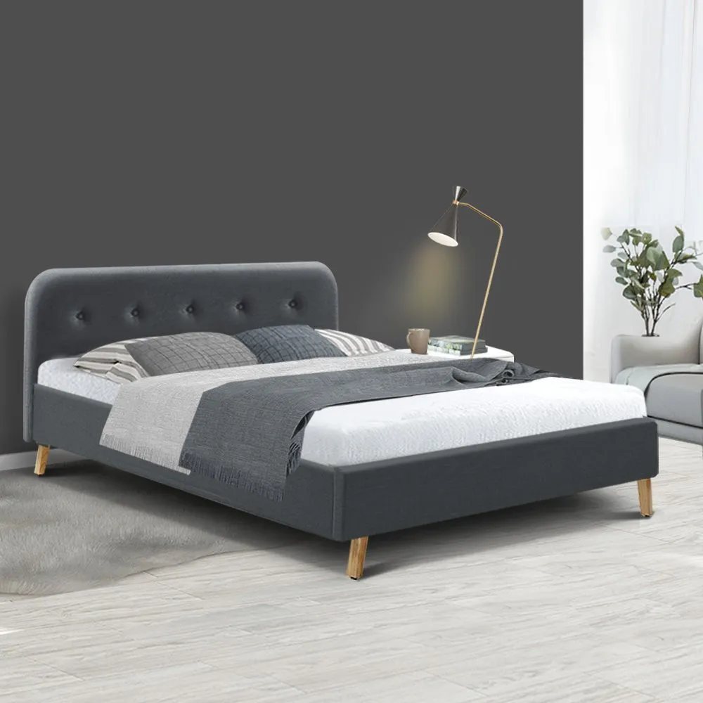 Tarcoola Double Bed Frame Charcoal