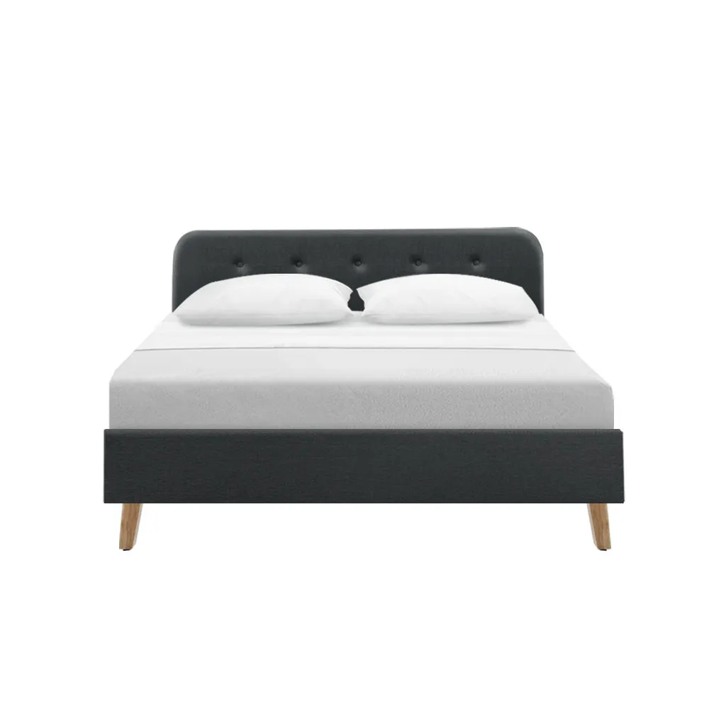 Tarcoola Double Bed Frame Charcoal