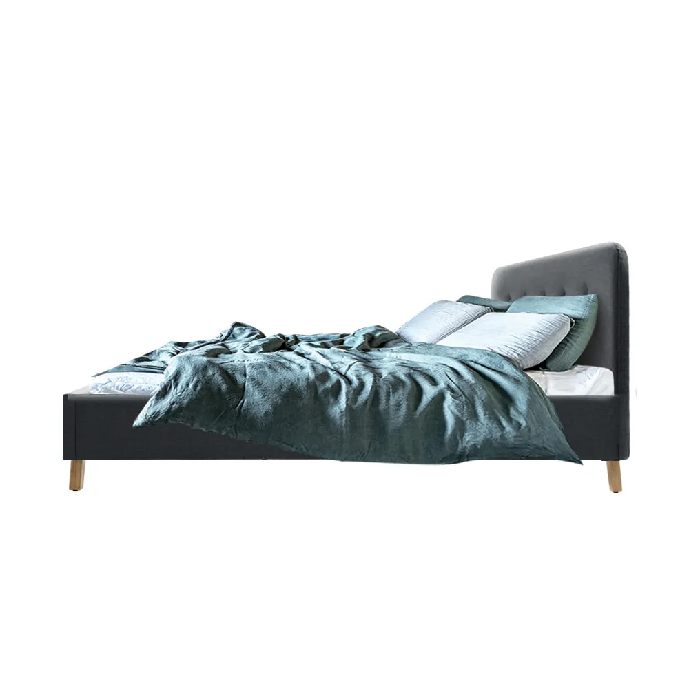 Tarcoola Double Bed Frame Charcoal