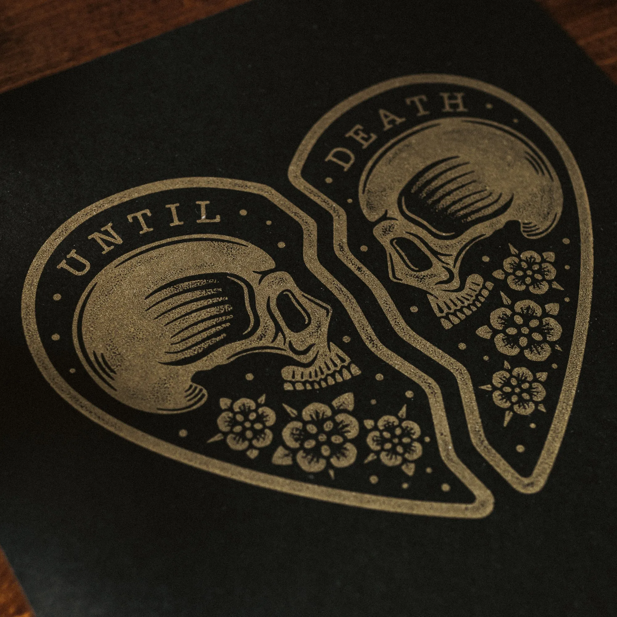 UNTIL DEATH - SQUARE SCREEN PRINT