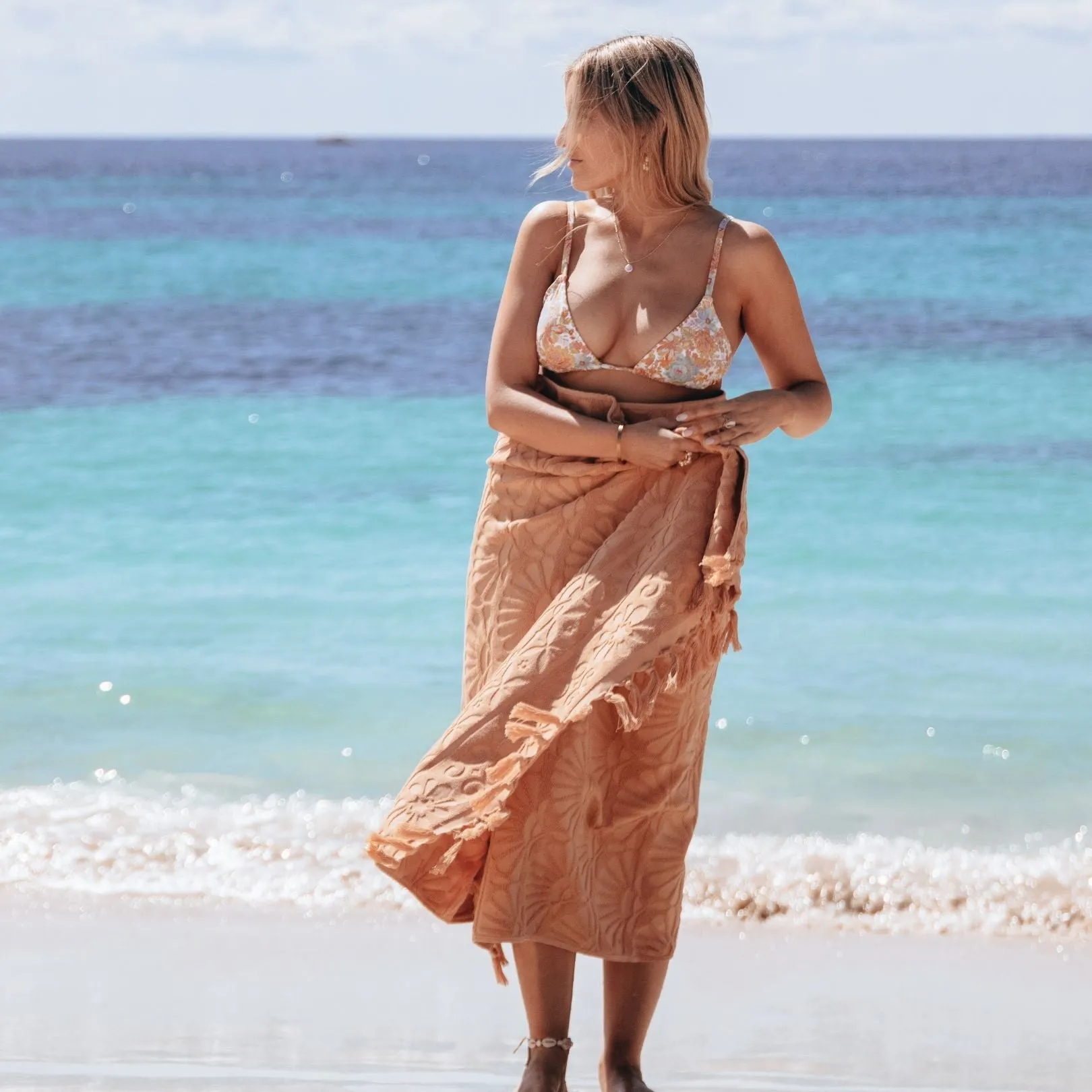 Zali Fawn Beach Towel